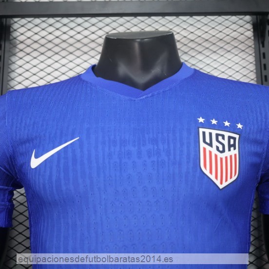 Nuevo 2ª Jugadores Camiseta Estados Unidos 2024 Azul Baratas